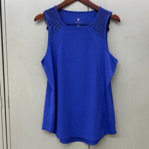 Spyder Women’s Tank Top Large Active Sport Mesh Stretch Front Straps, Soft Comfy